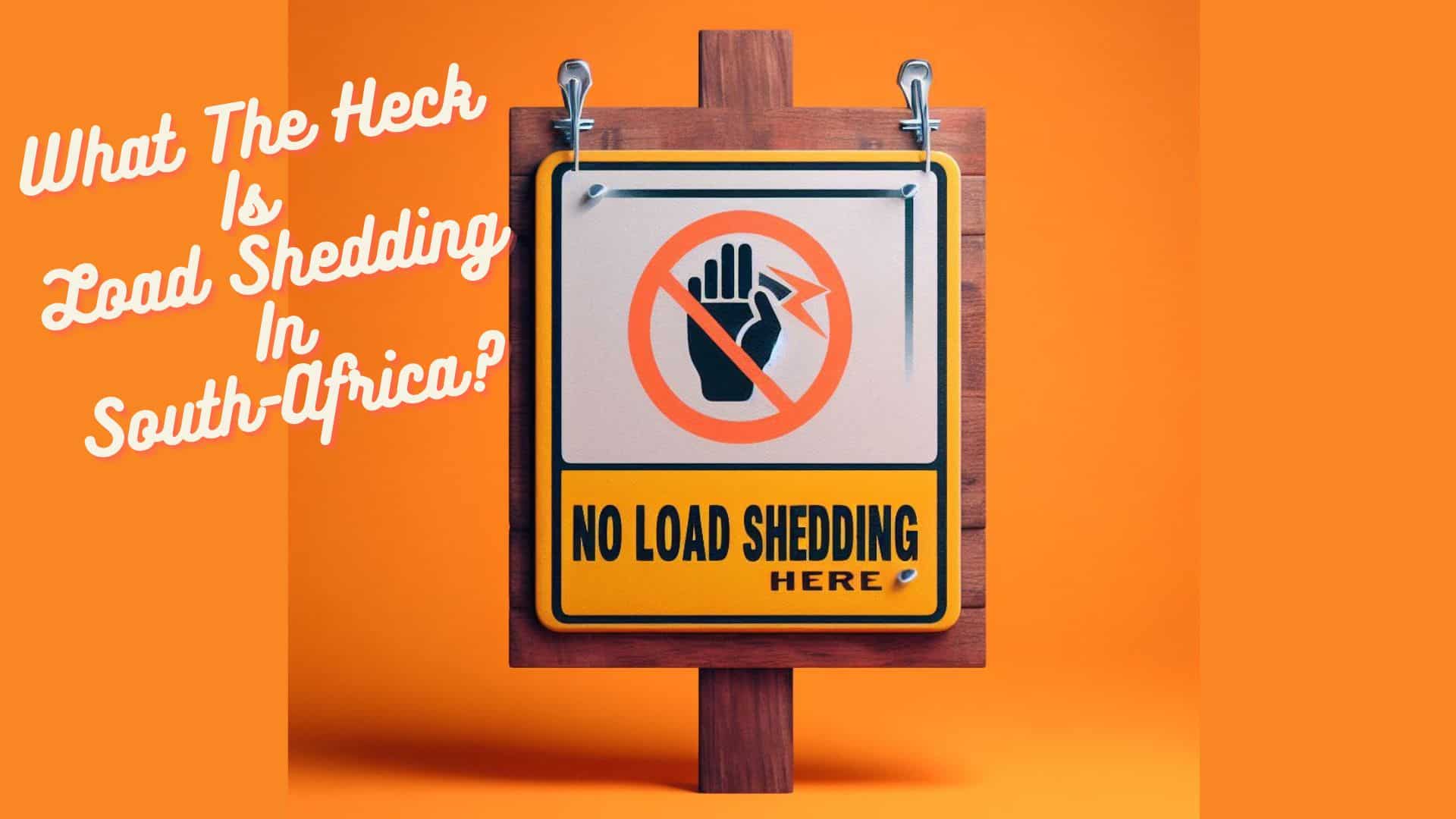 what is load shedding in south africa